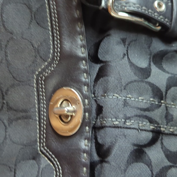 Coach Black Satchel Bag - Picture 7 of 13